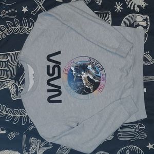 Fleurish NASA mens crew sweatshirt